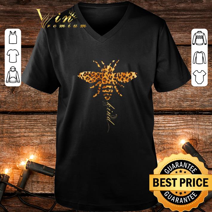 Cool Bee Kind and Leopard shirt