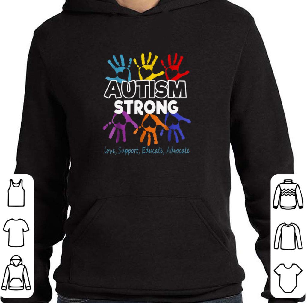 Funny Autism awareness strong love support educate advocate shirt 5 Funny Autism awareness strong love support educate advocate shirt