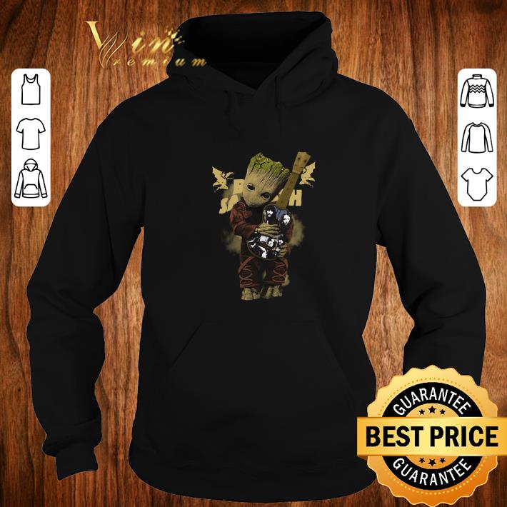 Funny Baby Groot Hug Black Sabbath Guitar Marvel shirt