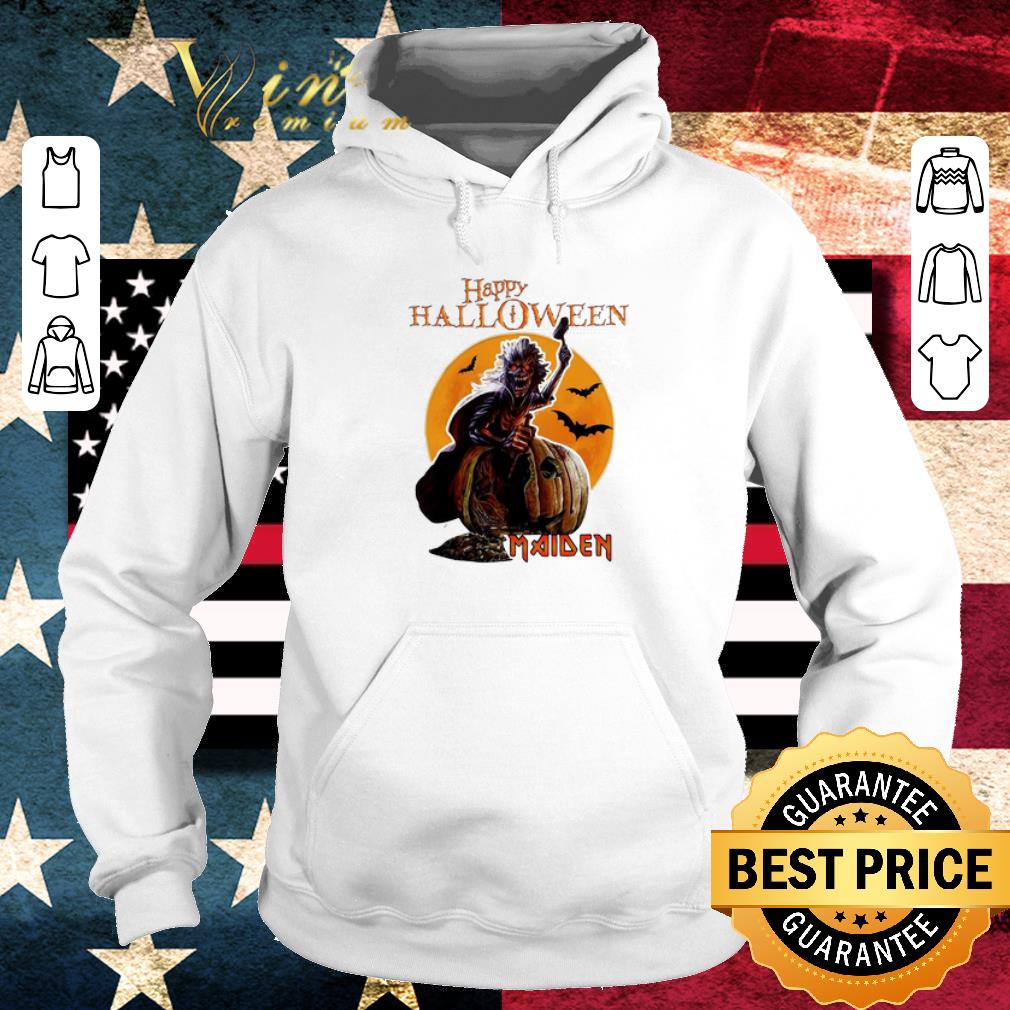 Funny Happy Halloween mashup Iron Maiden shirt