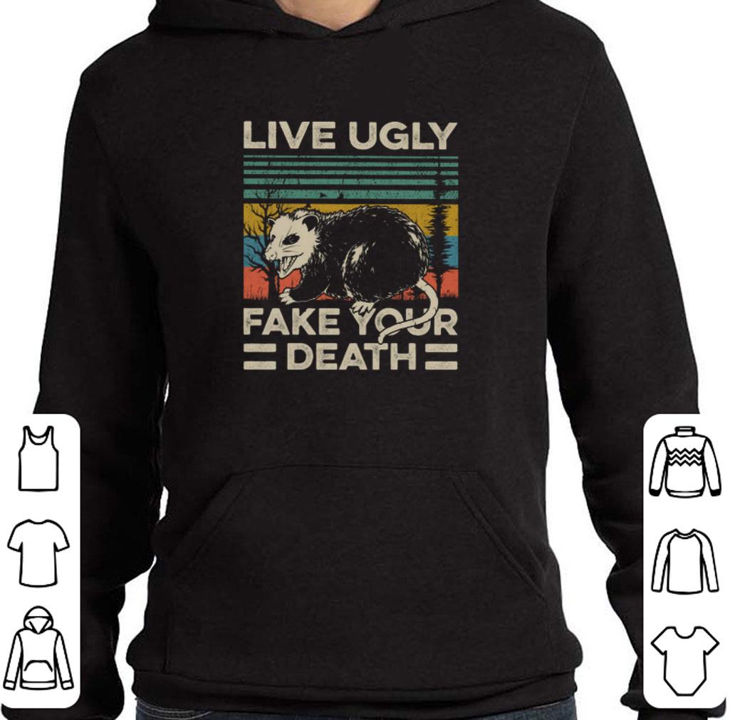 Funny Opossum Live Ugly Fake Your Death Vintage shirt 5 Funny Opossum Live Ugly Fake Your Death Vintage shirt