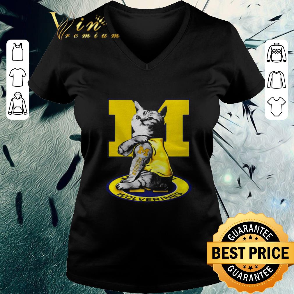 Funny Strong Cat tattoo Michigan Wolverines.png 2 Funny Strong Cat tattoo Michigan Wolverines.png 3