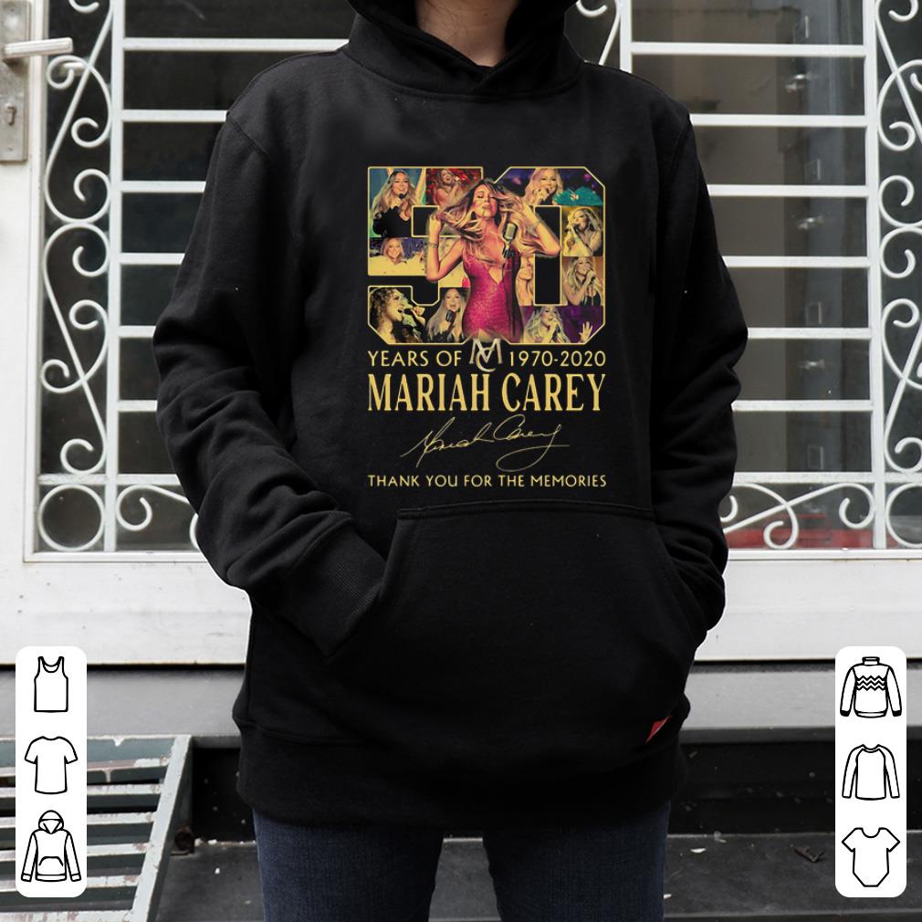 Great 50 Years Of Mariah Carey Thank You For The Memories Signature shirt