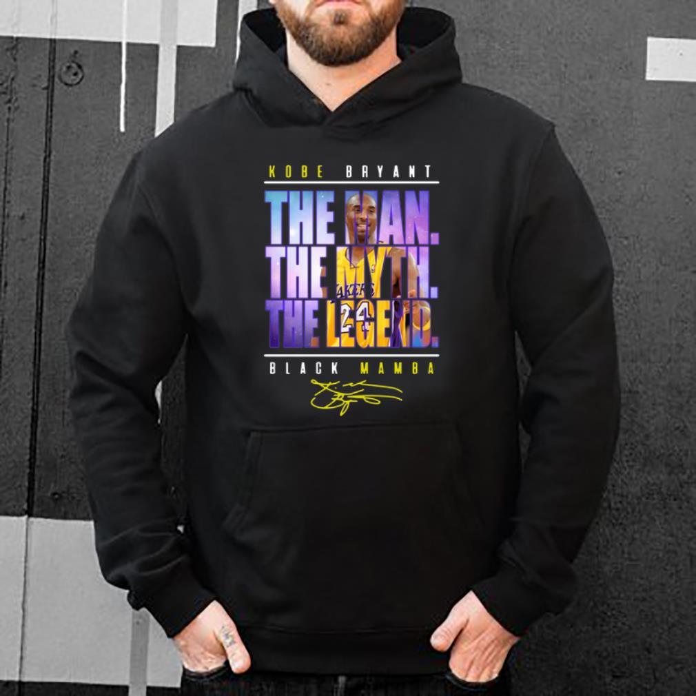 Great Kobe Bryant Black Mamba The Man The Myth The Legend Signature shirt