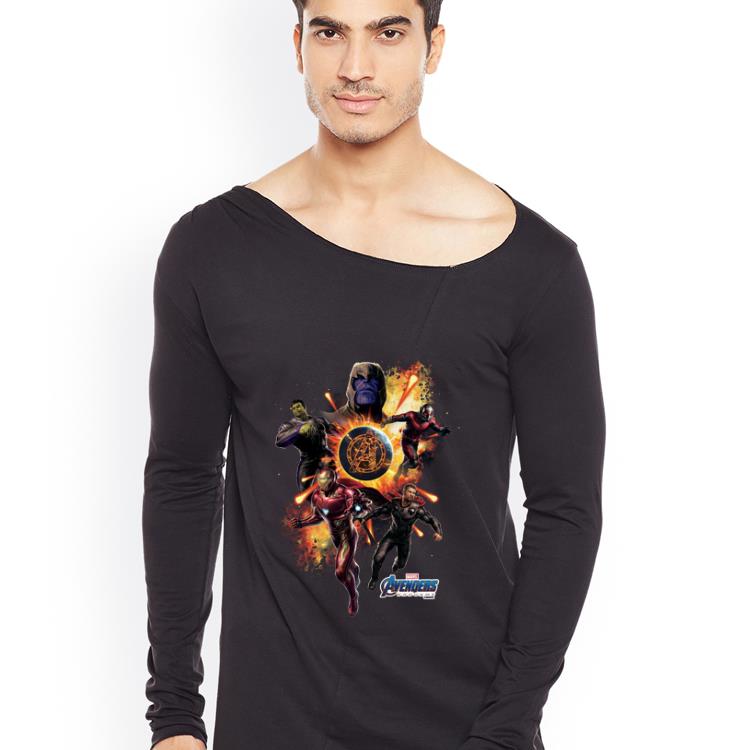 Great Marvel Avengers Endgame Superheroes and Thanos shirt