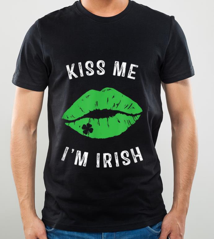 Great Sexy Lip Kiss Me I'm Irish St. Patrick Day Gift shirt