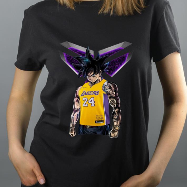 Hot Black Mamba Songoku Kobe Bryant Lakers 24 shirt