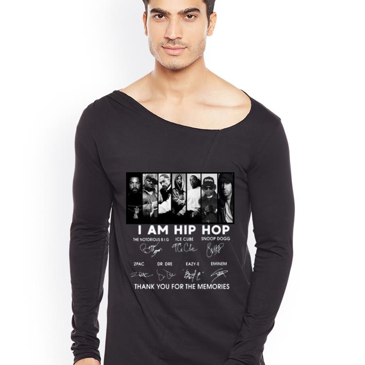 Hot I Am Hip Hop Thank You For The Memories Signatures shirt