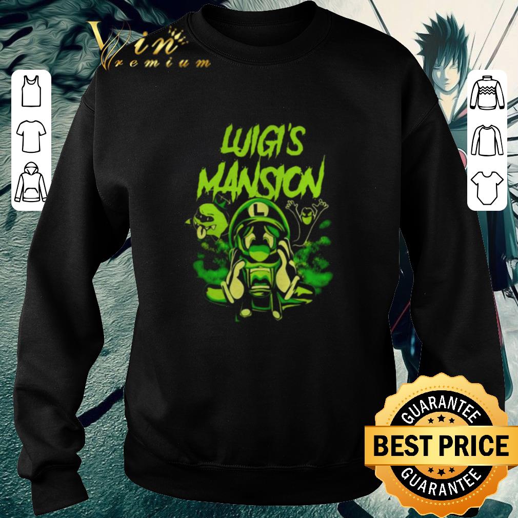 Hot Luigi's Mansion Super Mario shirt
