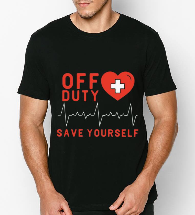 Hot Off Duty Save Yourself Heartbeat shirt