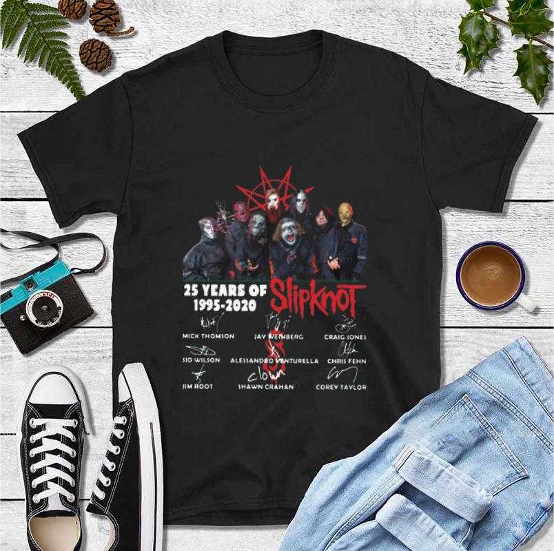 Nice 25 Years Of Slipknot 1995 – 2020 shirt