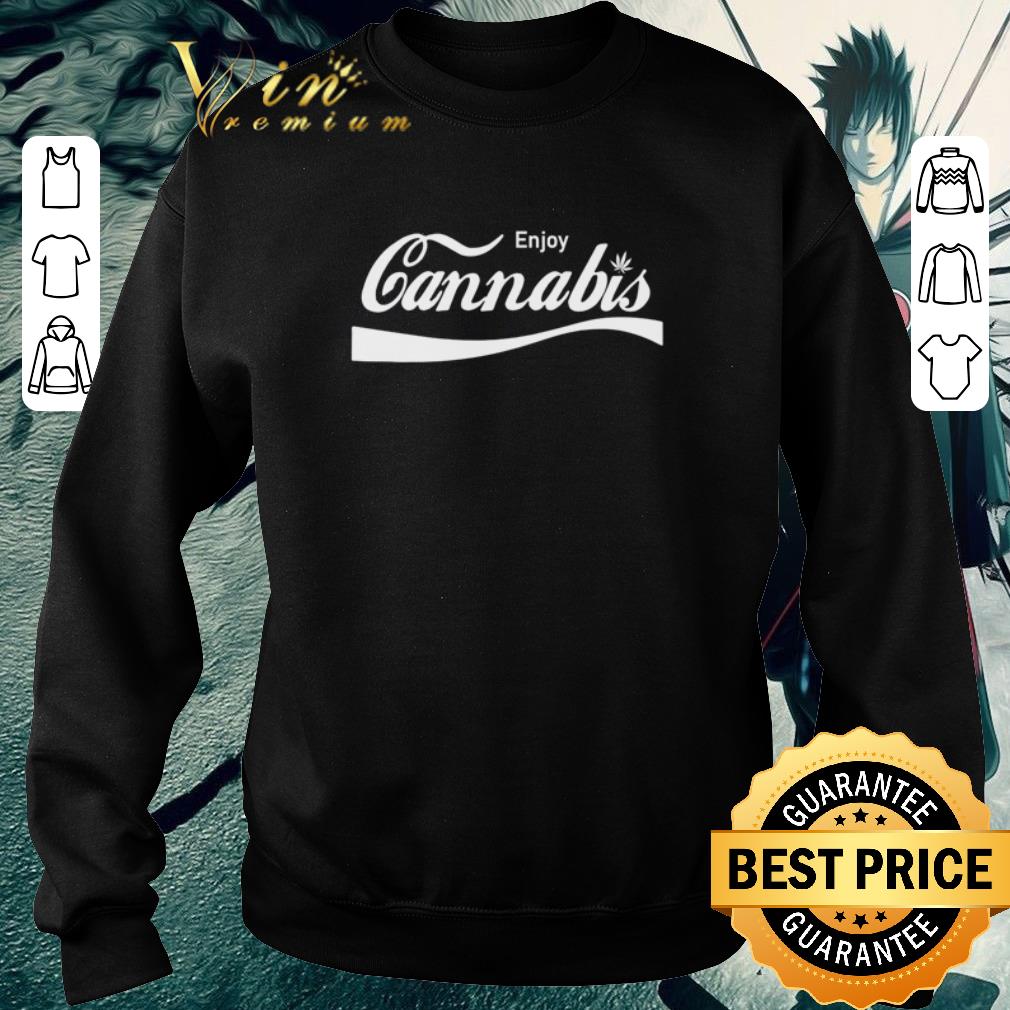 Official Enjoy Cannabis Coca Cola Logo shirt