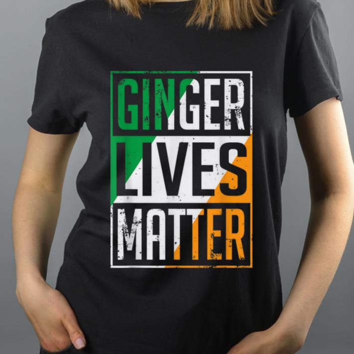 Official Ginger Lives Matter Irish Flag St Patricks Day Redhead Men shirt