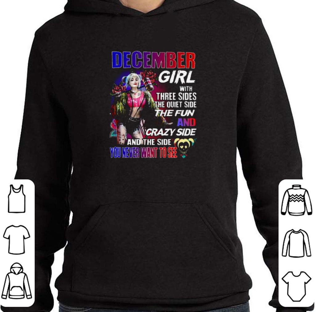 Official Harley Quinn 2020 december girl with three sides the quiet side shirt 5 Official Harley Quinn 2020 december girl with three sides the quiet side shirt