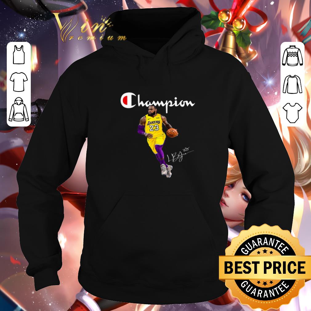 Original Champion Lebron James Lakers 23 signature shirt