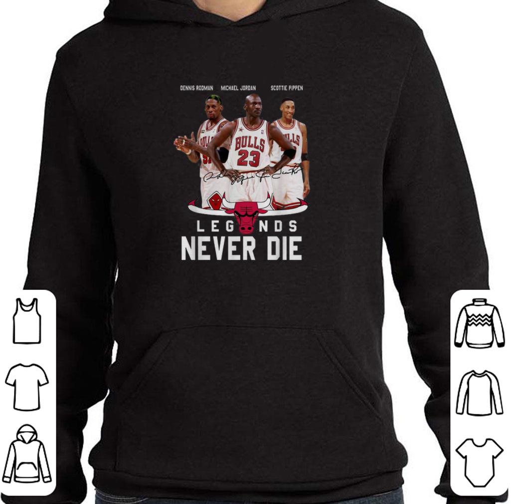 Original Chicago Bulls logo signatures legends never die shirt 5 Original Chicago Bulls logo signatures legends never die shirt