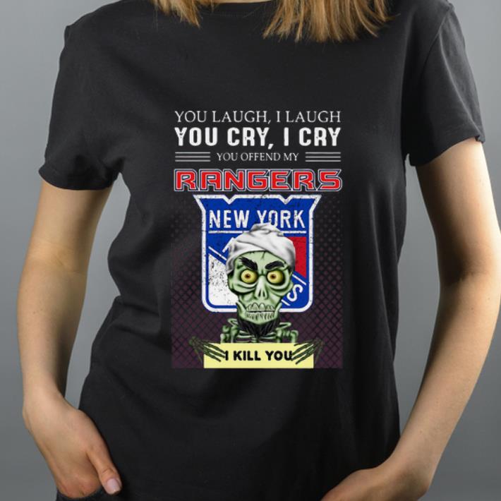Original Jeff Dunham You Offened My Rangers I Kill You New York Rangers shirt