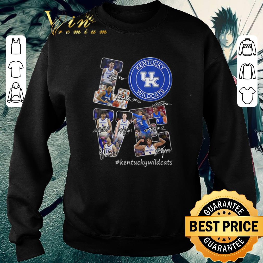 Original Love #KentuckyWildcats logo Signatures shirt 5 Original Love #KentuckyWildcats logo Signatures shirt