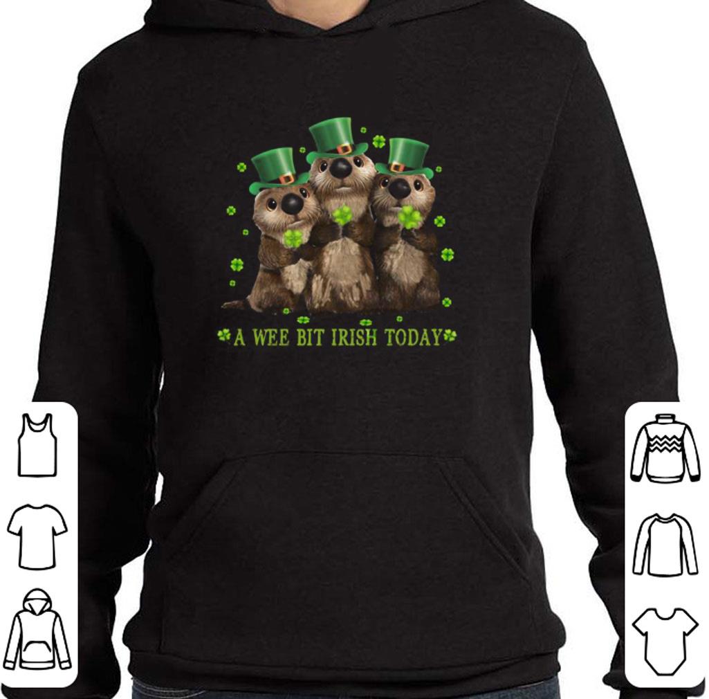 Original Otters A Wee Bit Irish Today St Patrick’s Day shirt