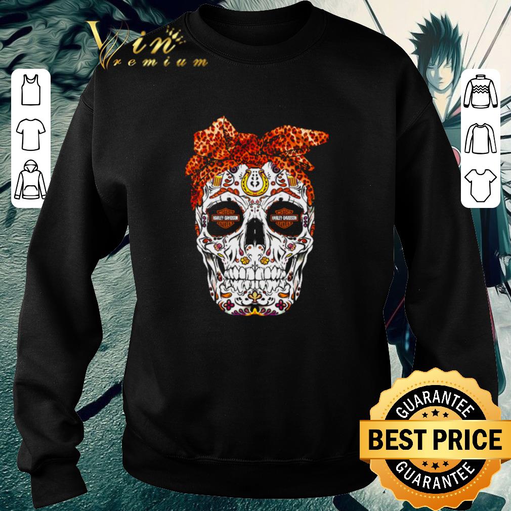 Original Sugar skull Motor Harley Davidson Cycles shirt