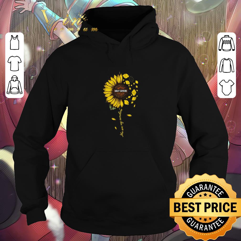 Original Sunflower Motor Harley-Davidson Cycles you are my sunshine shirt