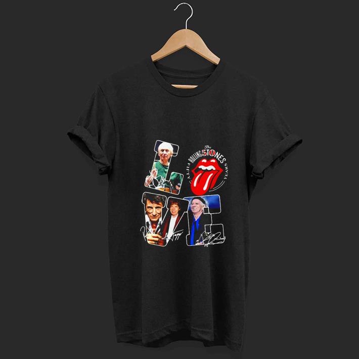 Premium Love The Rolling Stones Signature shirt