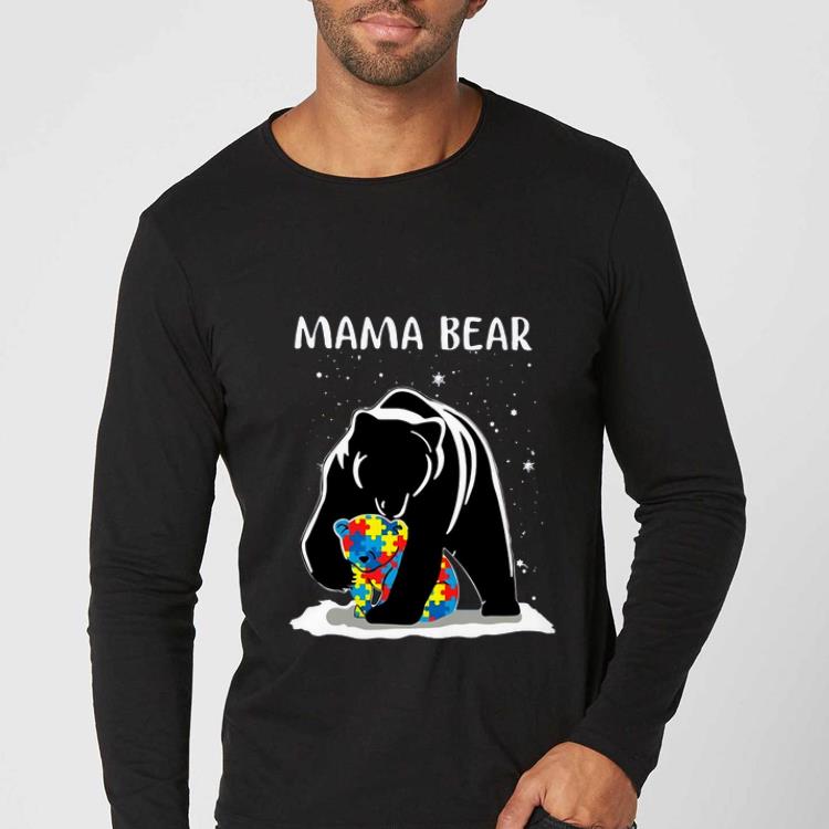 Premium Mama Bear Autism Awareness shirt