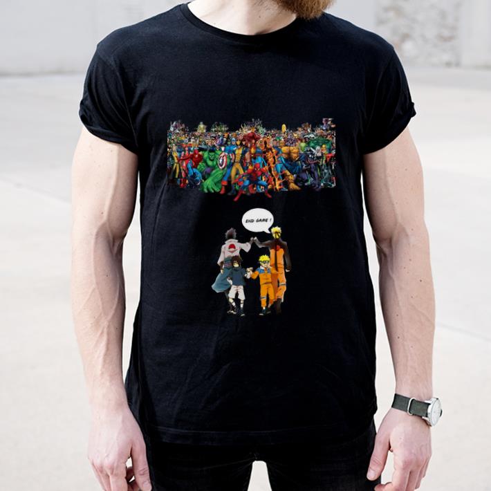 Premium Naruto Sasuke Avengers Endgame Marvel Superheroes shirt