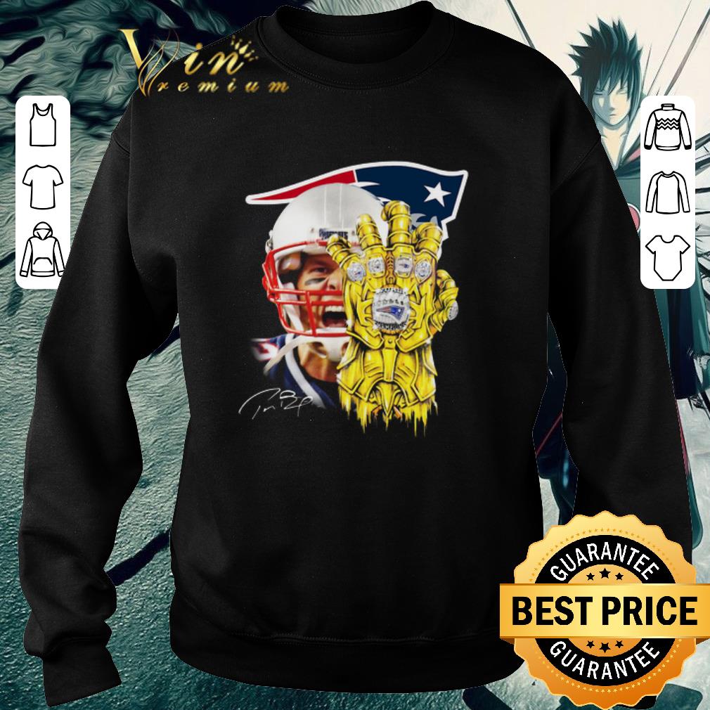 Premium Tom Brady Infinity Gauntlet New England Patriots Signature shirt