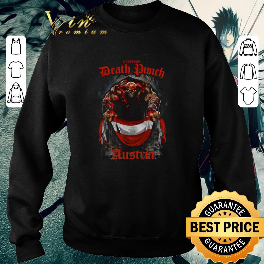 Pretty Five Finger Death Punch Austria flag shirt