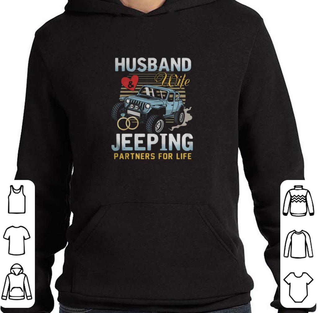 Pretty Husband Wife Jeeping Partners For Life shirt 5 Pretty Husband Wife Jeeping Partners For Life shirt
