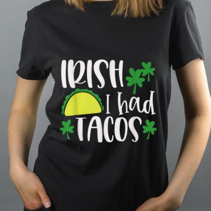Pretty Tacos St Patrick Day Irish Party Mexico Funny Kids Shamrock shirt