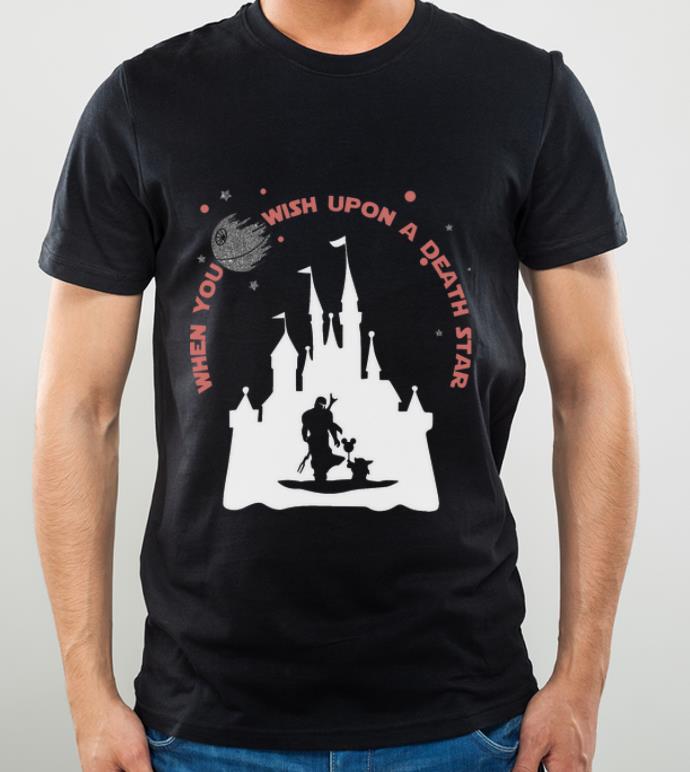 Top Baby Yoda When You Wish Upon A Death Star Cinderella Castle shirt