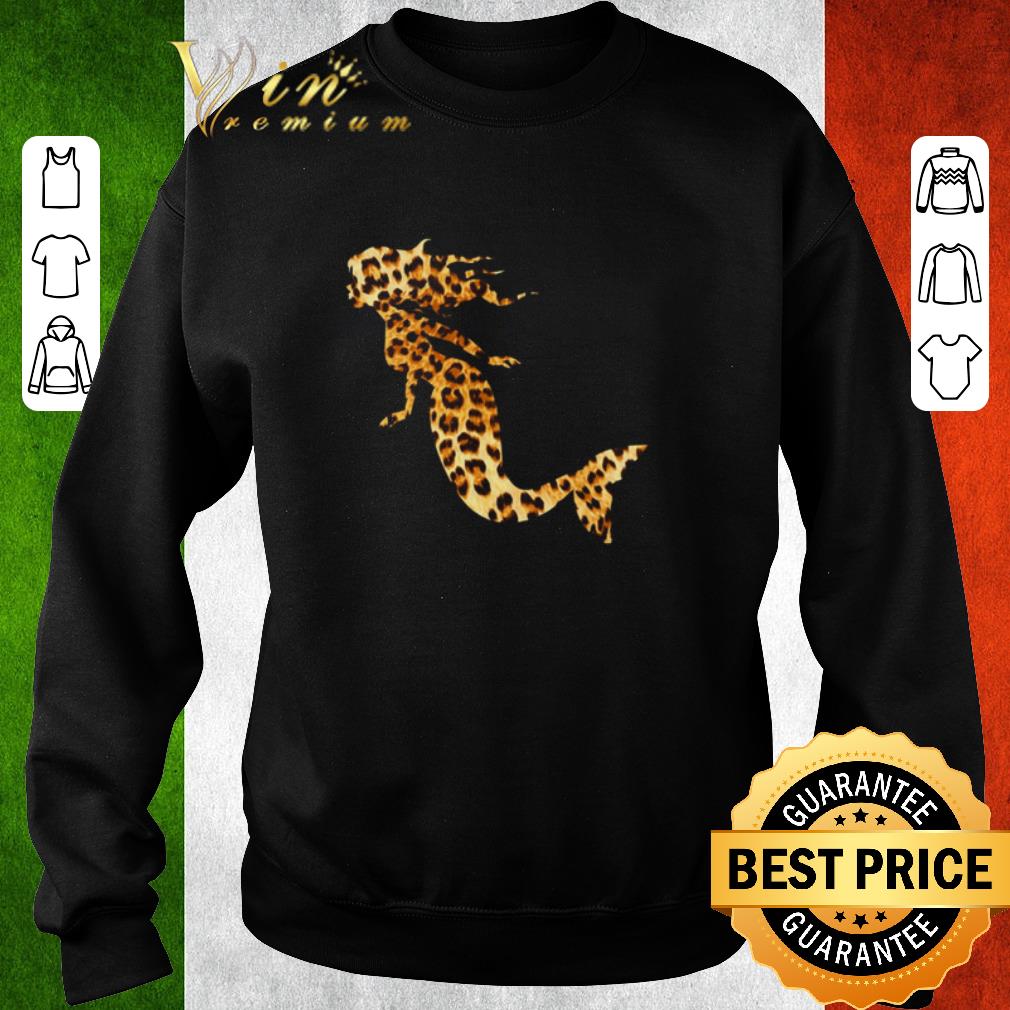 Top Mermaid and Leopard shirt