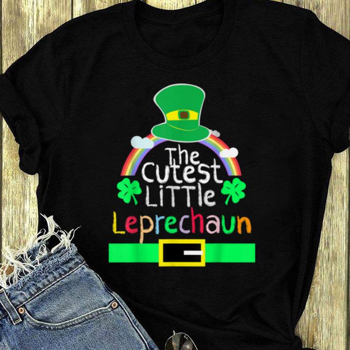 Top St Patricks Day Toddlers The Cutest Little Leprechaun shirt