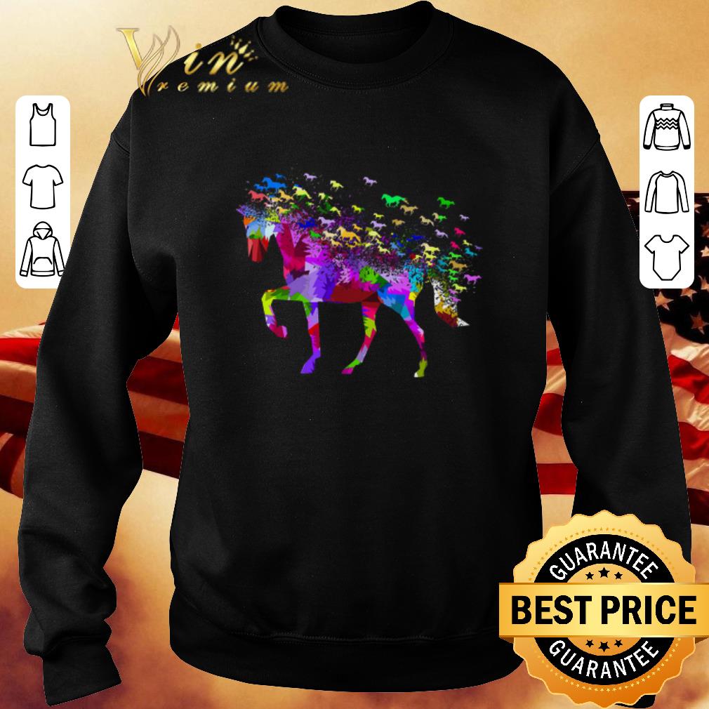 Hot Horses colorful graphic shirt 5 Hot Horses colorful graphic shirt