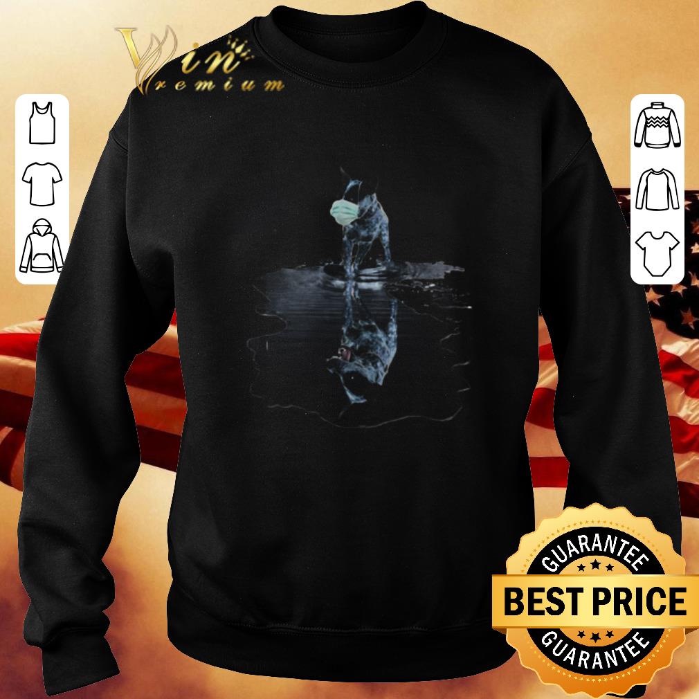 Nice Australian Cattle dog mask reflection water mirror shirt