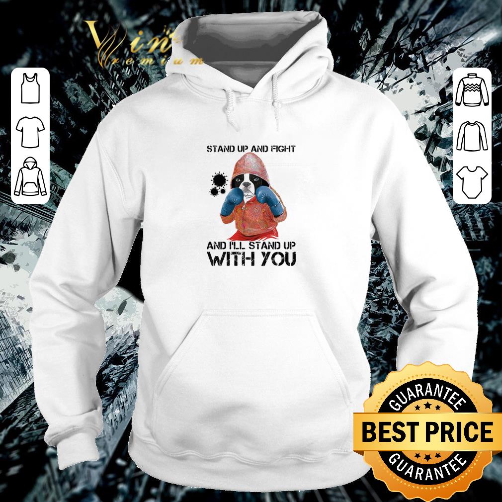 Official Bulldogs stand up and fight and i’ll stand up with you shirt
