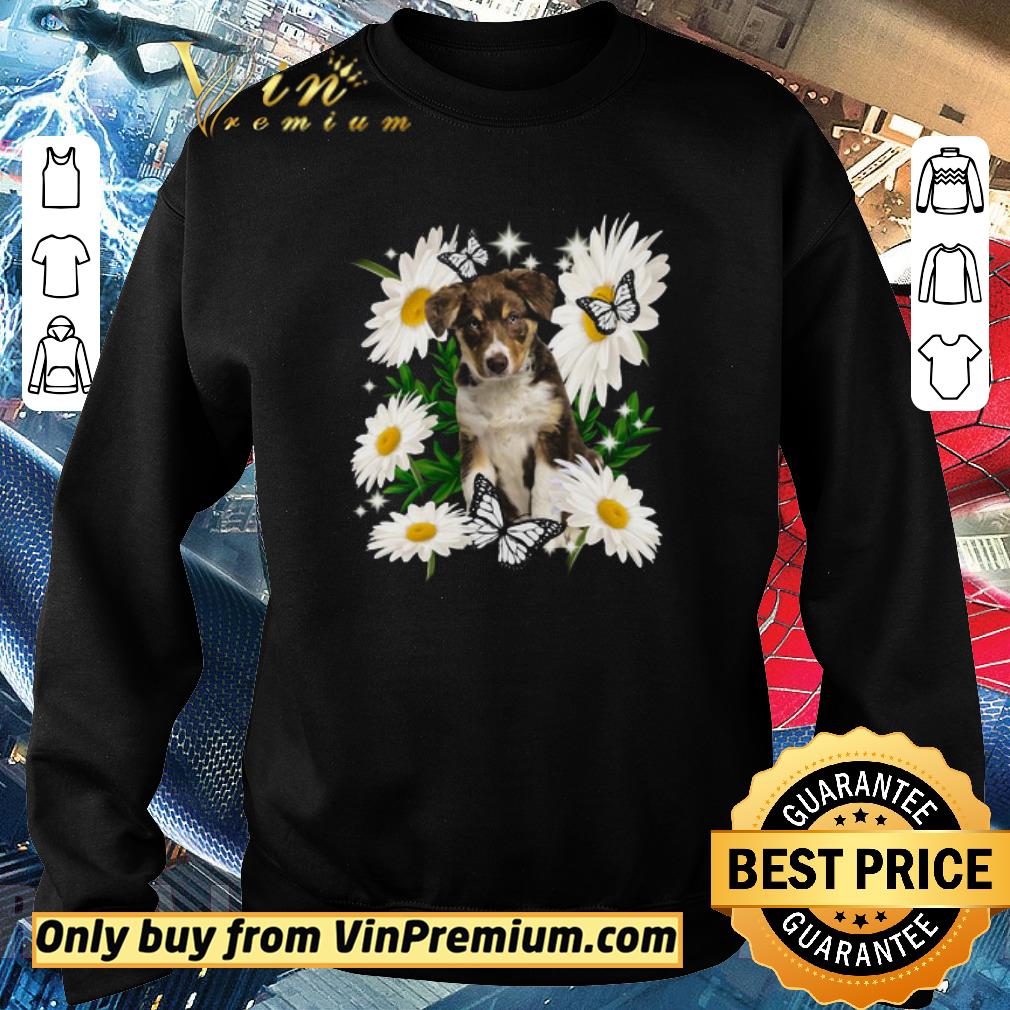 Awesome Tricolour Border Collie Daisy flower Classic shirt