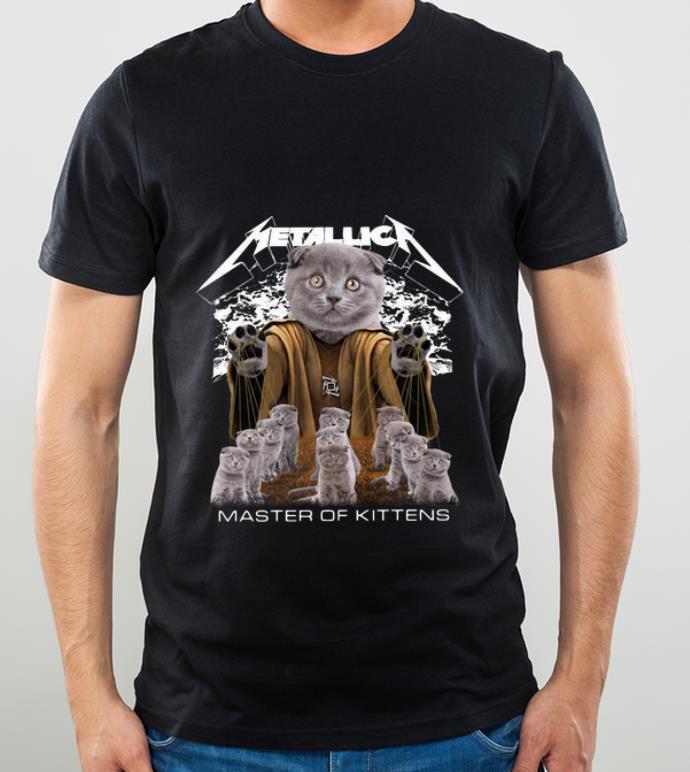 Top Metallica British Shorthair Cats Master Of Kittens Cat Lovers shirt