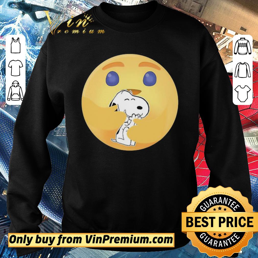Premium Facebook care emoji hug snoopy dog shirt 5 Premium Facebook care emoji hug snoopy dog shirt