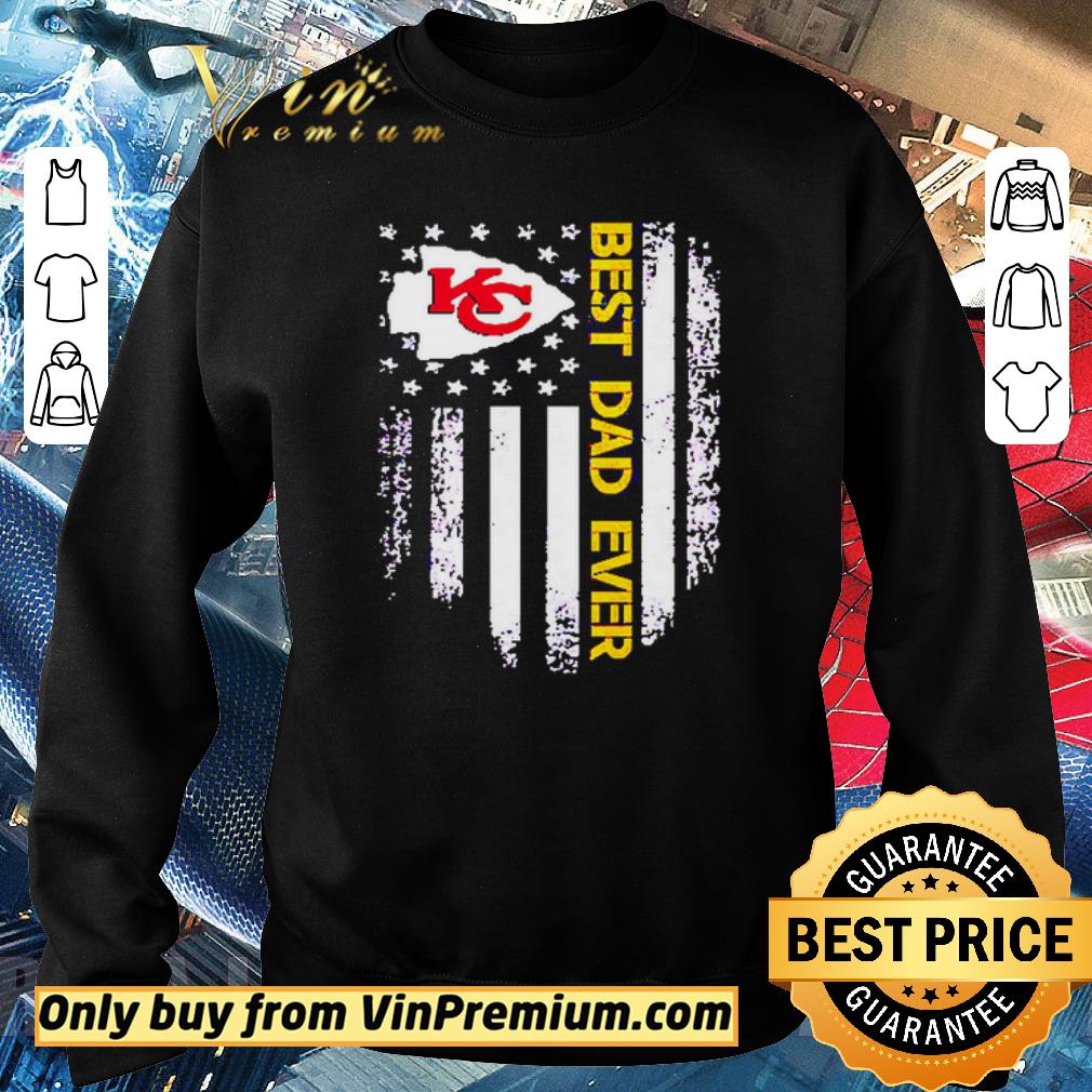 Premium Kansas City Chiefs best dad ever America Flag shirt 5 Premium Kansas City Chiefs best dad ever America Flag shirt