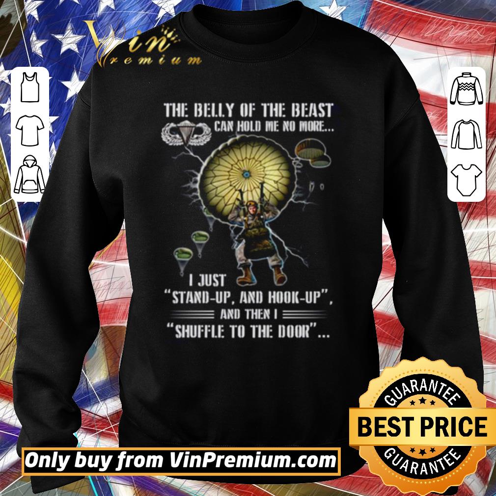 Official 101st Airborne Division The belly of the beast can hold me no more shirt