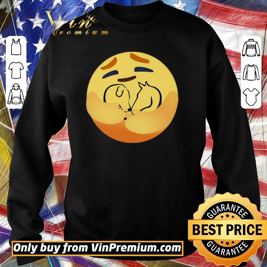 Funny Facebook Care Emoji Hug Heart Dog And Horse shirt 5 Funny Facebook Care Emoji Hug Heart Dog And Horse shirt