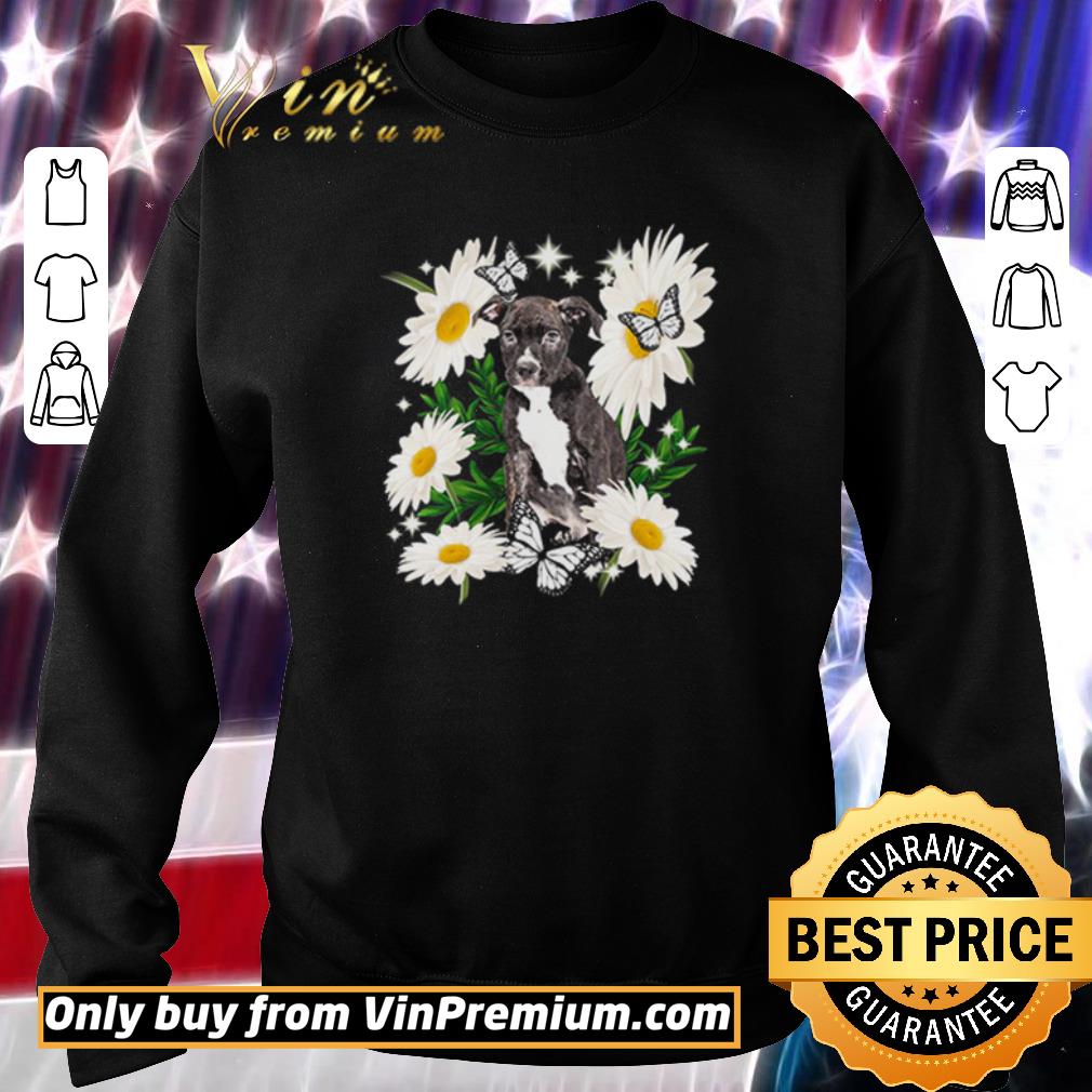Official Staffordshire Bull Terrier Dog Daisy flower Classic shirt 5 Official Staffordshire Bull Terrier Dog Daisy flower Classic shirt