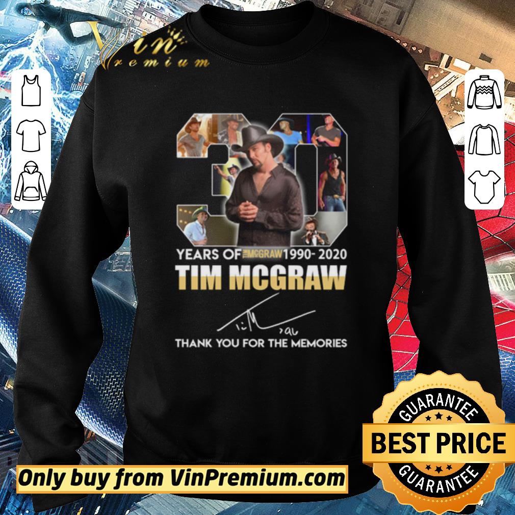Official 30 years of Tim Mcgraw thank you for the memories signature shirt 5 Official 30 years of Tim Mcgraw thank you for the memories signature shirt