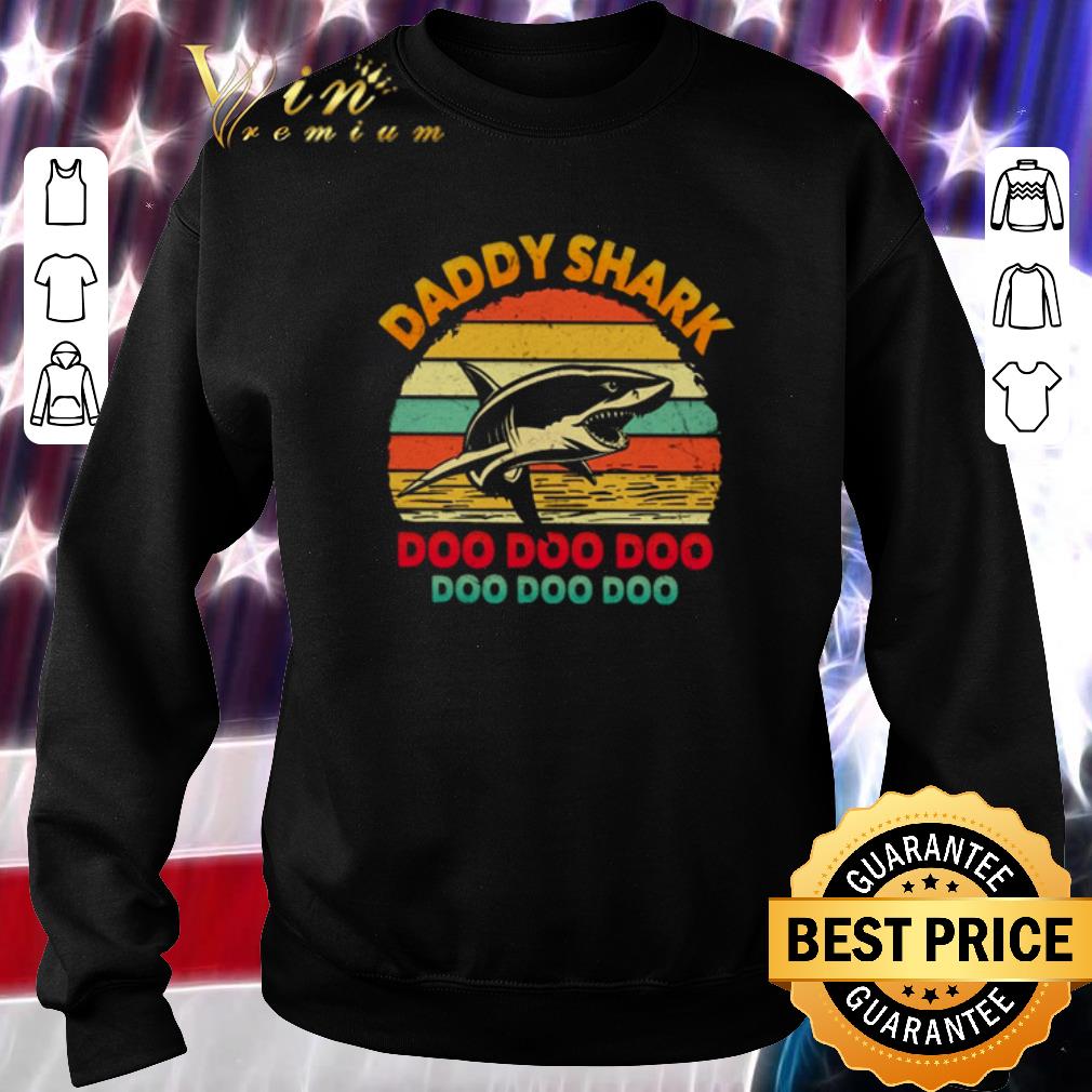 Vintage Daddy Shark Doo Doo Doo Happy Father's Day shirt 5 Vintage Daddy Shark Doo Doo Doo Happy Father's Day shirt