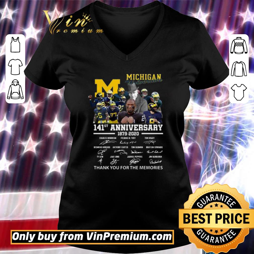 Official Michigan Wolverines 141st anniversary 1879 2020 thank you for the memories shirt 2 Official Michigan Wolverines 141st anniversary 1879 2020 thank you for the memories shirt 3