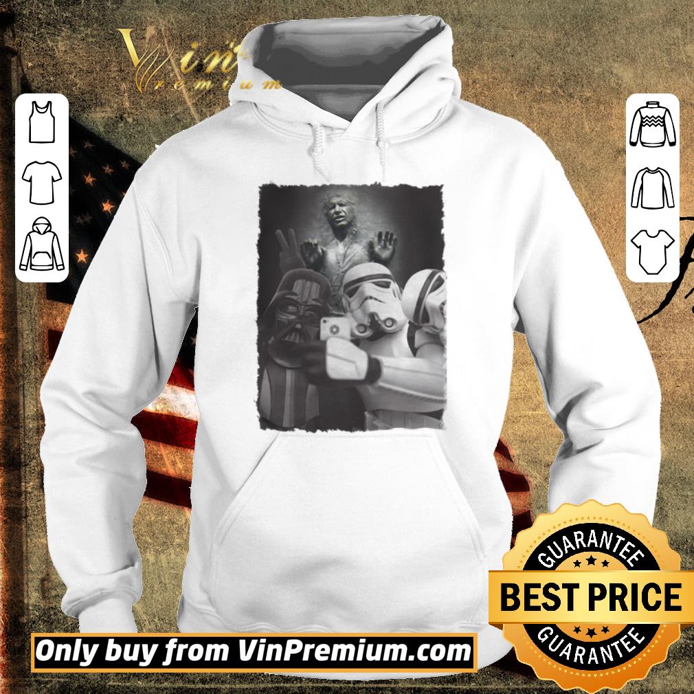 Funny Star wars darth vader and stormtroopers selfie han solo frozen carbonite shirt 5 Funny Star wars darth vader and stormtroopers selfie han solo frozen carbonite shirt