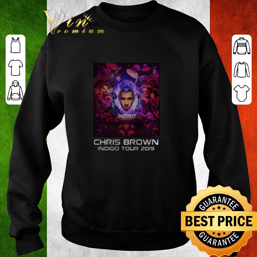 Original Chris Brown Indigo Tour 2019 Poster shirt
